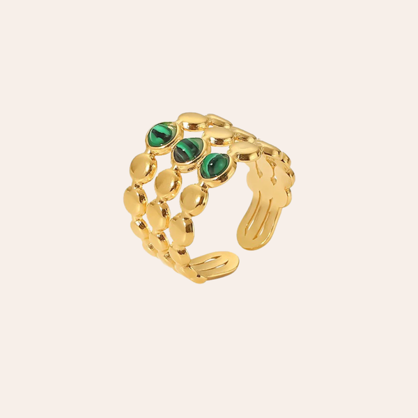 Green Gemstone Ring