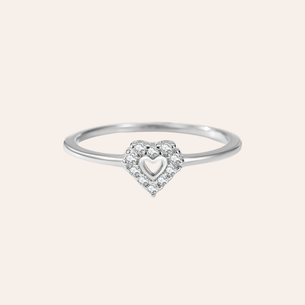 Halo Heart Ring