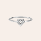 Halo Heart Ring