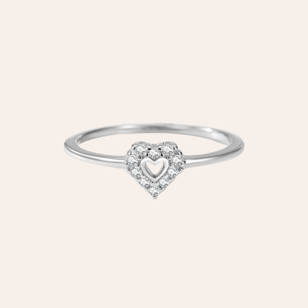 Halo Heart Ring