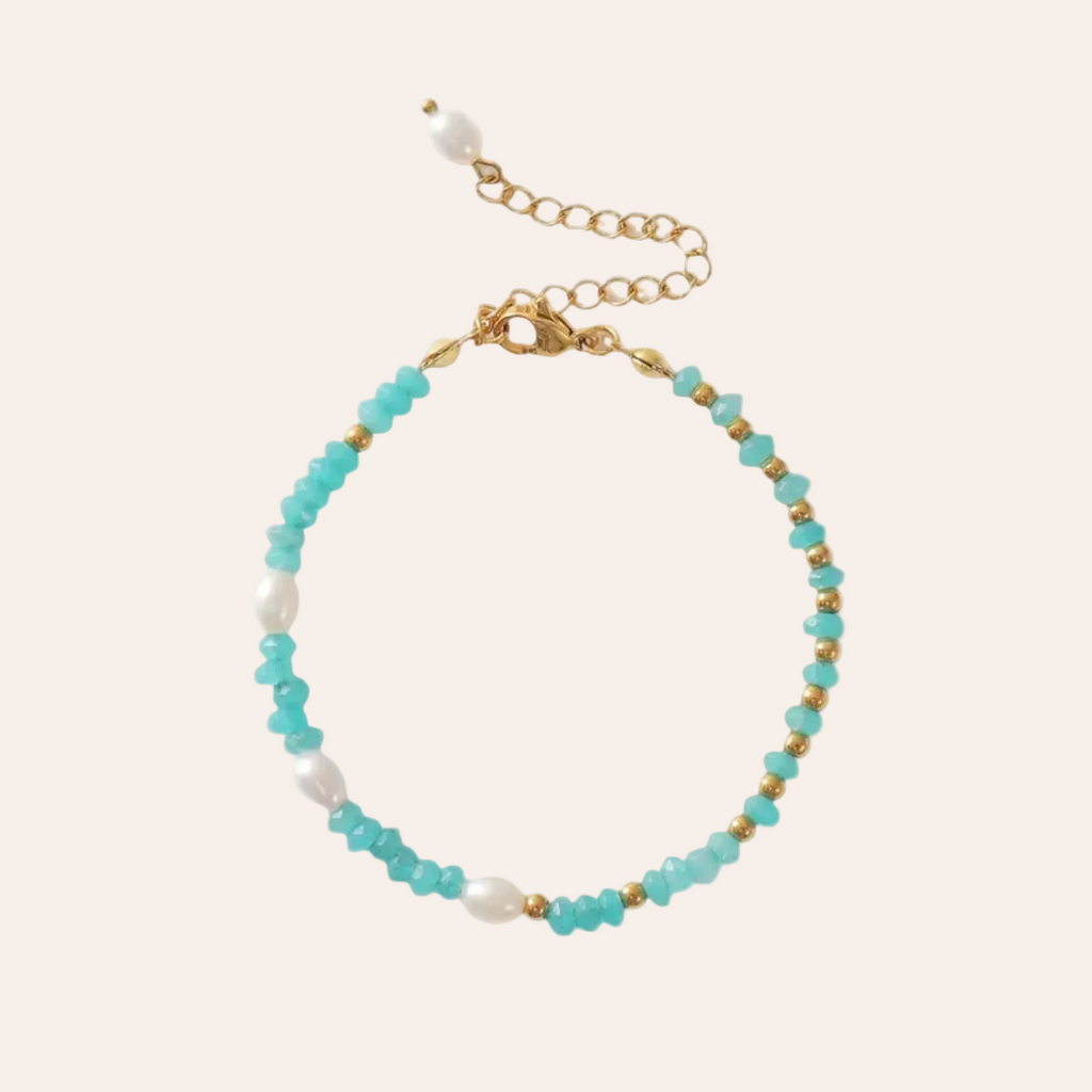 Luxe Pearl &amp; Turquoise Du