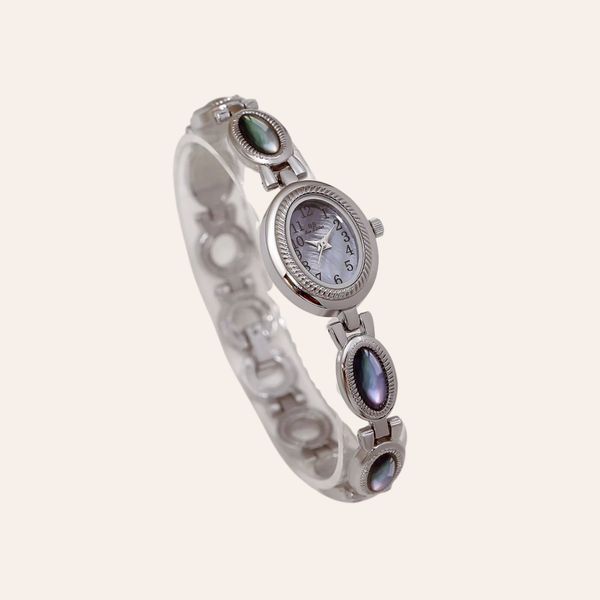 Moonstone Oval Link Watch