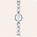 Mother of Pearl Link Bracelet Watch