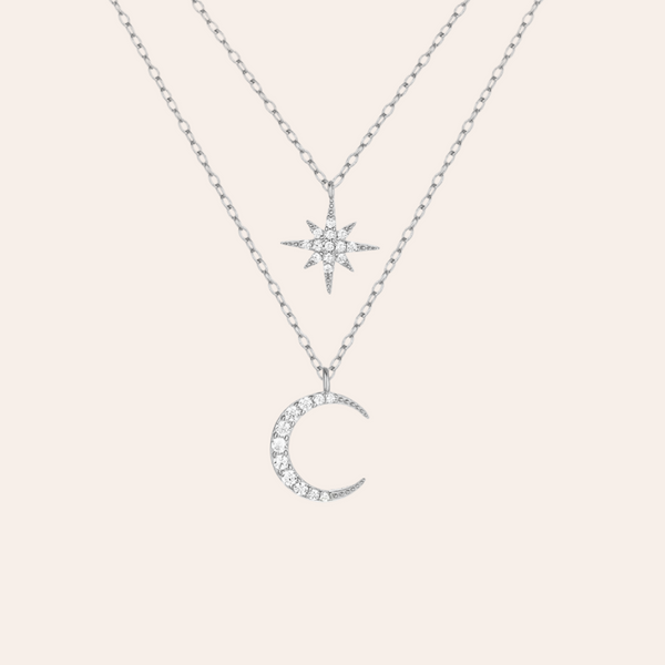 Nouravi Star Moon Necklace