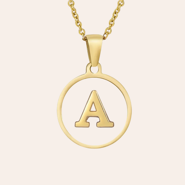 Shell Initial Necklace
