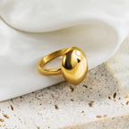 Geometric 18K Gold Plated Ring