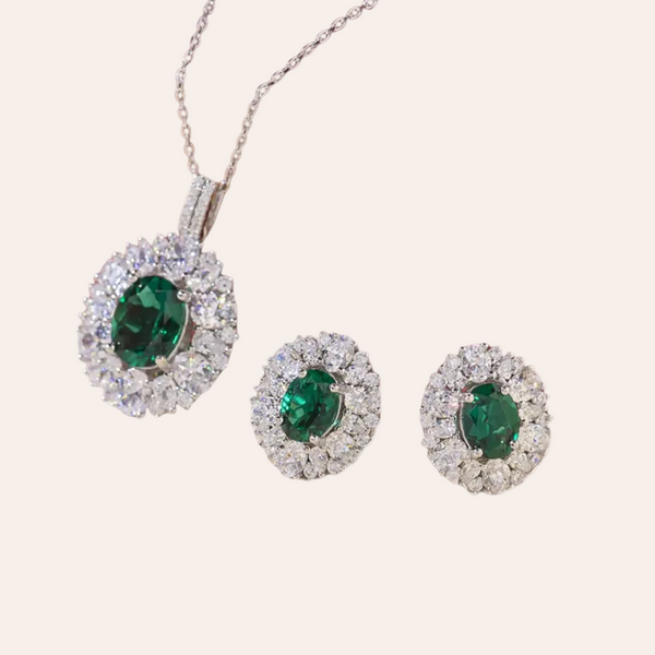 Nouravi Emerald Lab Cultivated Set