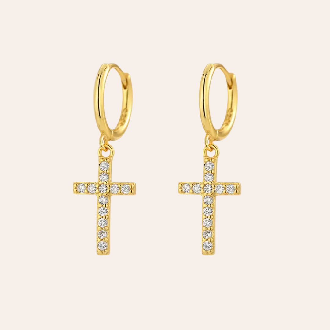 Nouravi Cross Earrings