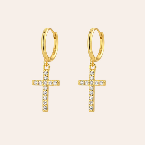 Nouravi Cross Earrings