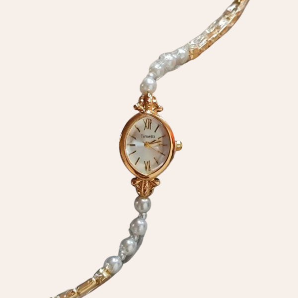 Nouravi Vacation Solid-Color Jewel-Buckle Watch