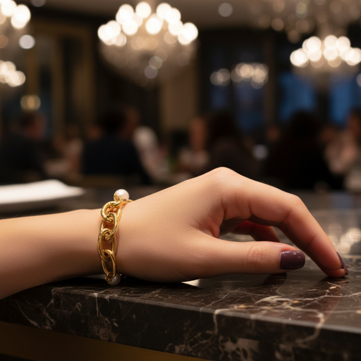 Pearl Statement Bracelet