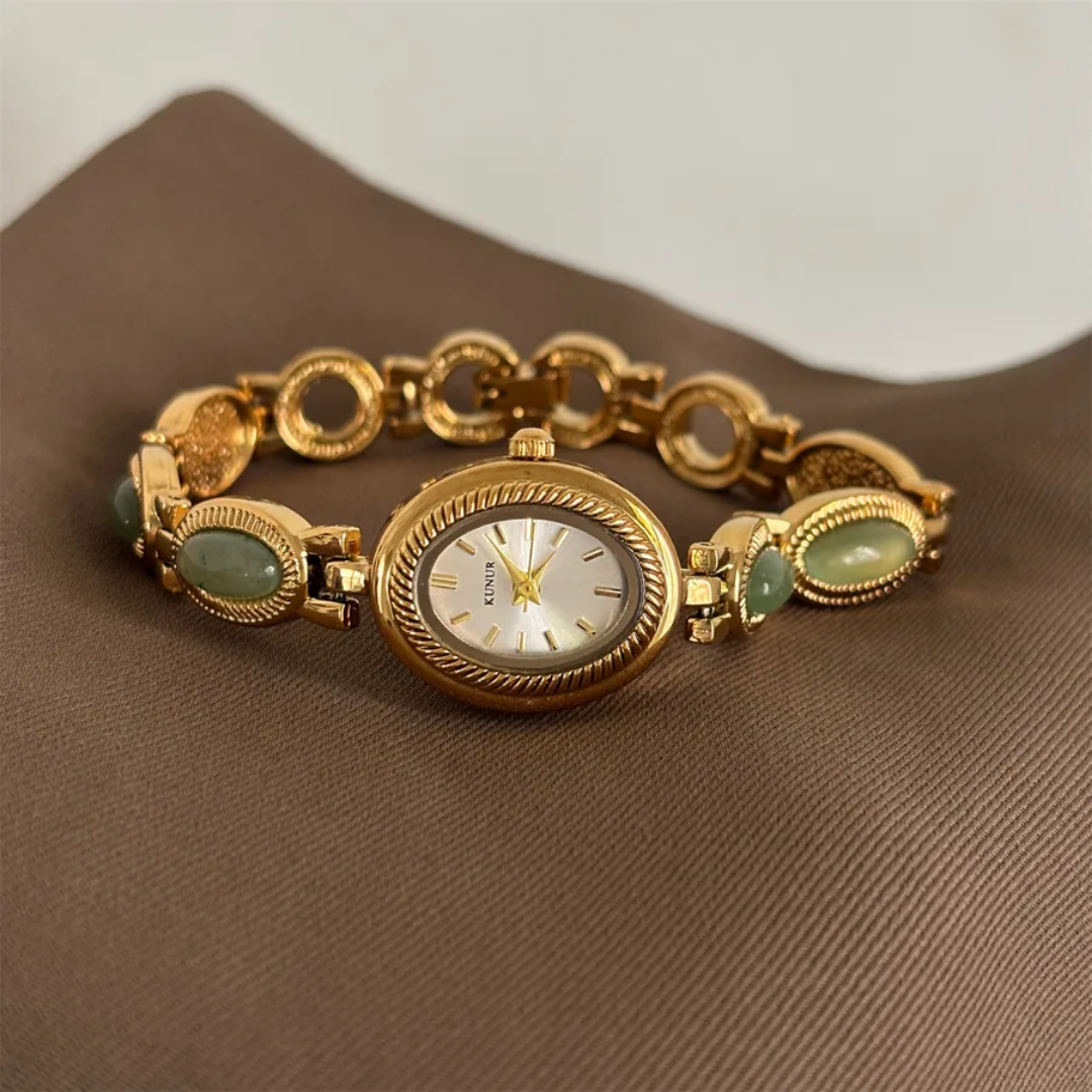The Jadeite Elliptical Bracelet Watch