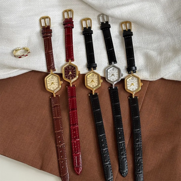 The Nouravi Diamond Plate Roman Dial Watch