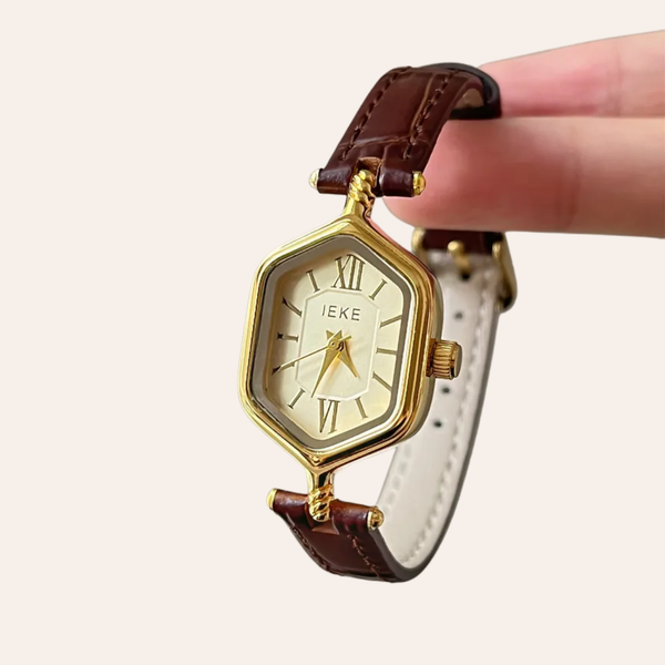 The Nouravi Diamond Plate Roman Dial Watch