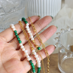 Turquoise Pearl Fusion Set