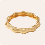 Vintage Bold Gold Smooth Bangle