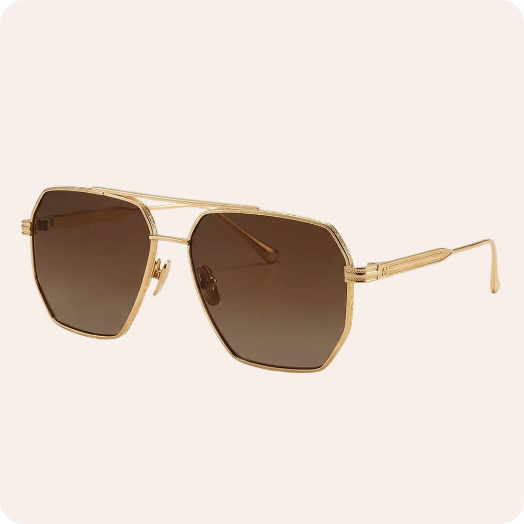 Women's Square Double Bridge Sunglasses